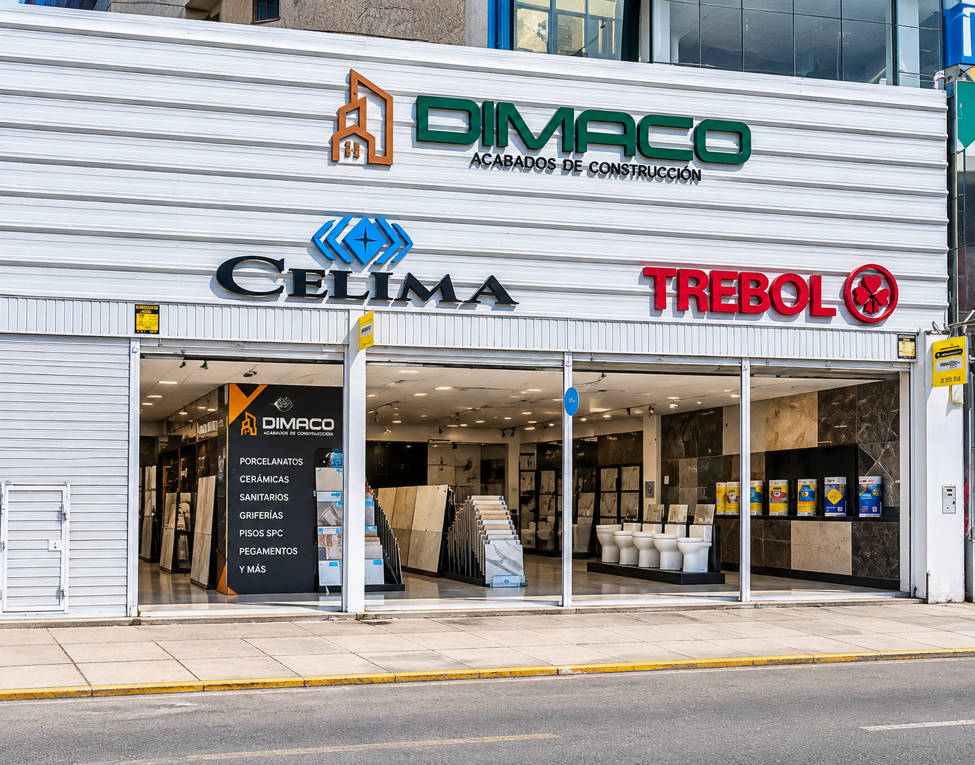 Fachada de DIMACO Avenida Jesús